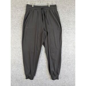 Stoic Jogger Pants Mens Large Black Excellent Stretch Drawstring Hiking Pockets